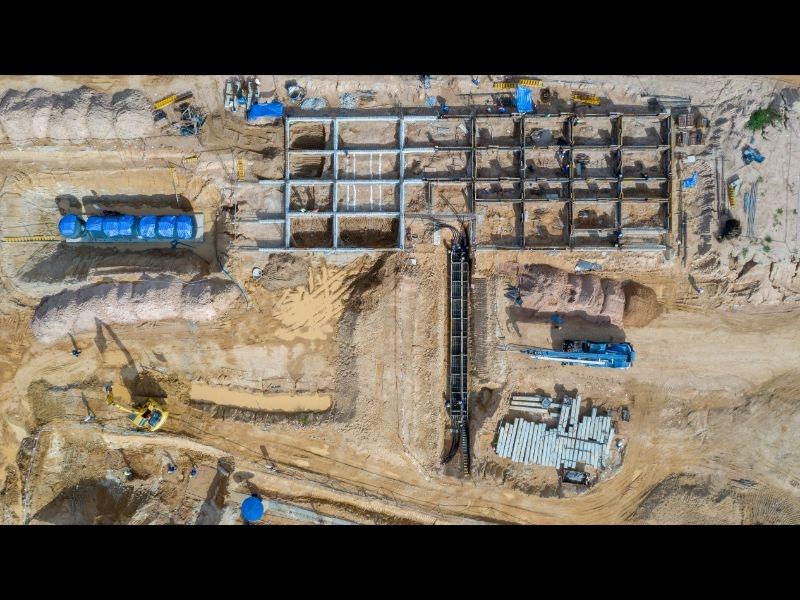 aerial view construction site 1