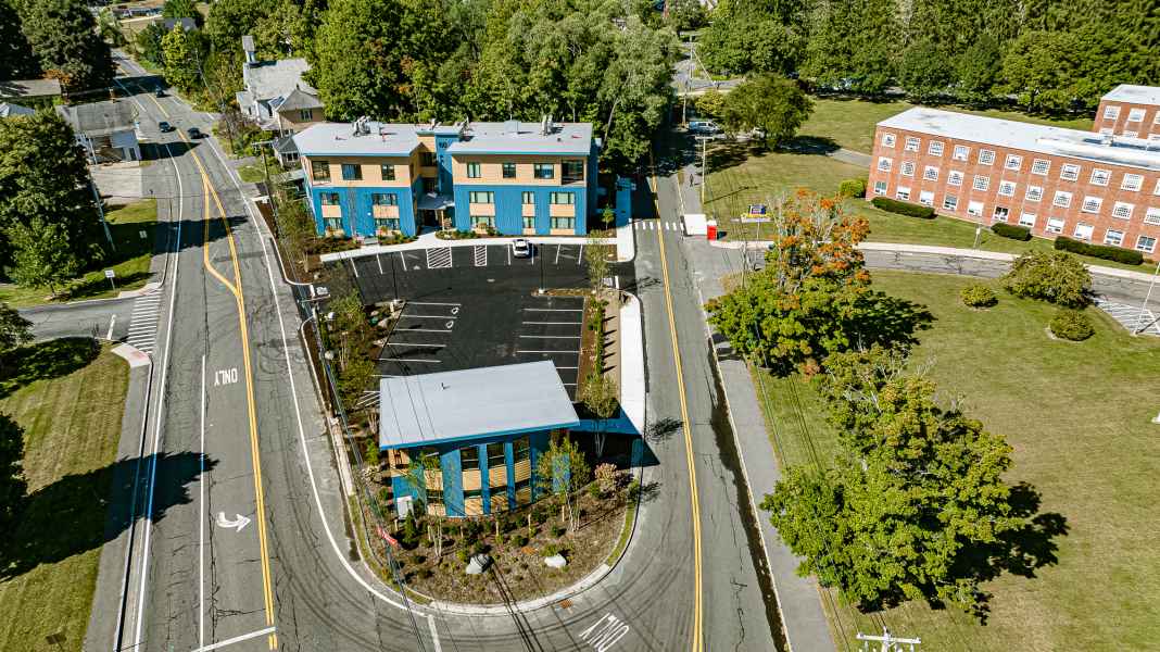 commercial real estate drone photography