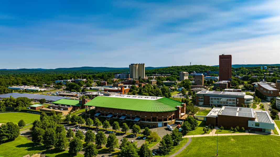 umass amherst drone photography